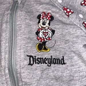 Disney Gray and Red Minnie Mouse Toddler Jacket
